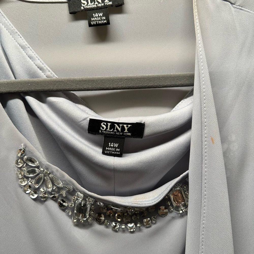Silver cocktail dress